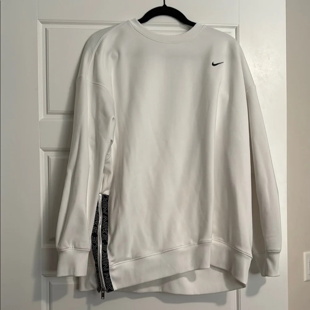 Nike Men's Off-White Crewneck Sweater - Picture 1 of 4